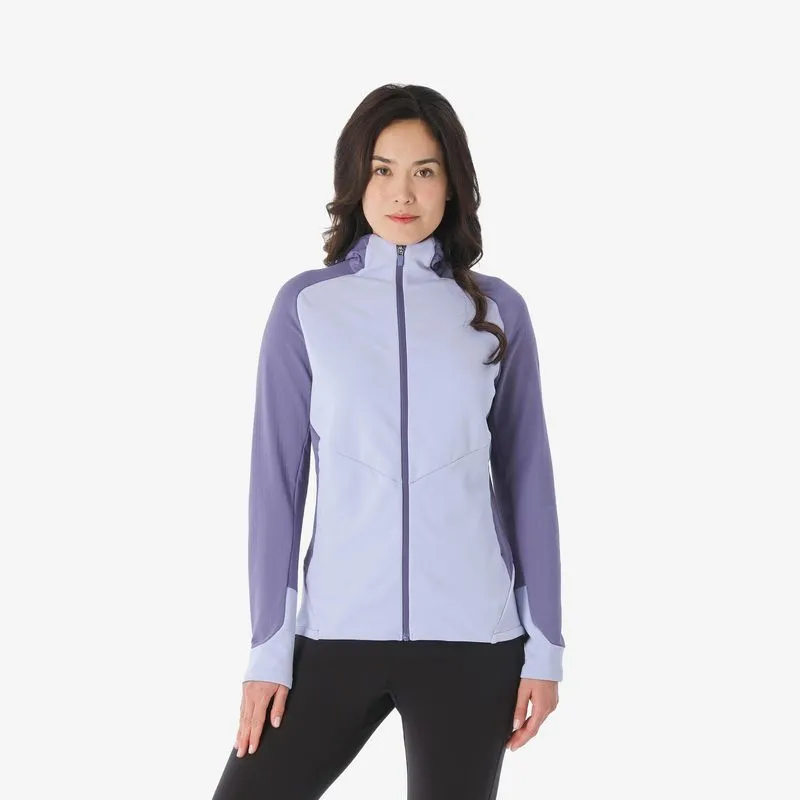 Jaqueta Feminina de Trilha Fleece MH500 Quechua Lilás - P