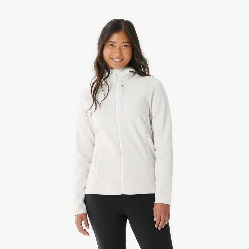 Jaqueta Feminina de Trilha MH500 Quechua Bege - P