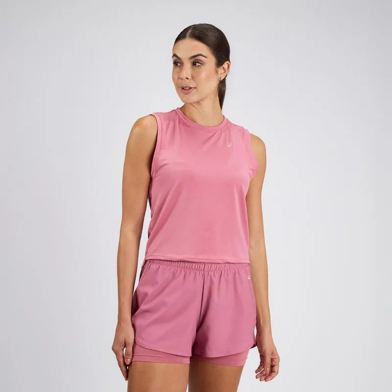Regata Cropped Feminina de Treino 120 Domyos Rosa, PP