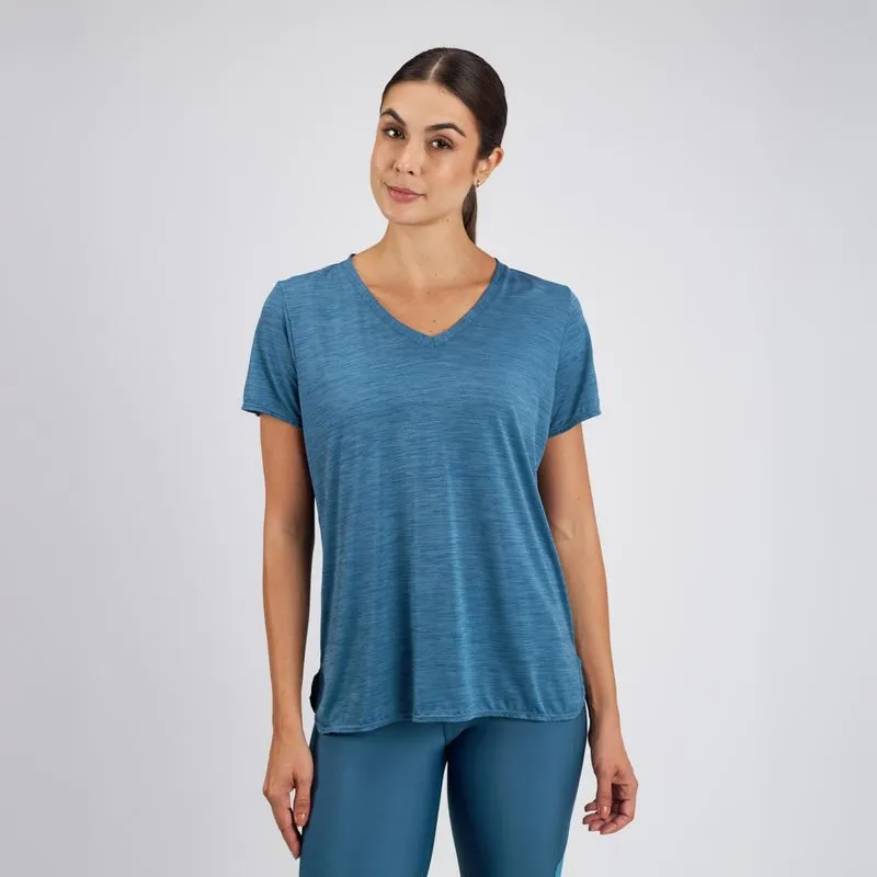 Camiseta Feminina de Treino First 120 Domyos Verde, M