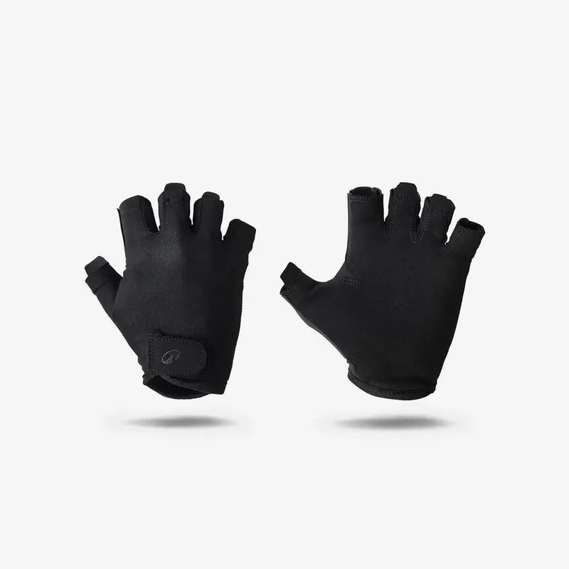 Luvas de Musculação Essential Domyos Preta - TAMANHO ÚNICO
