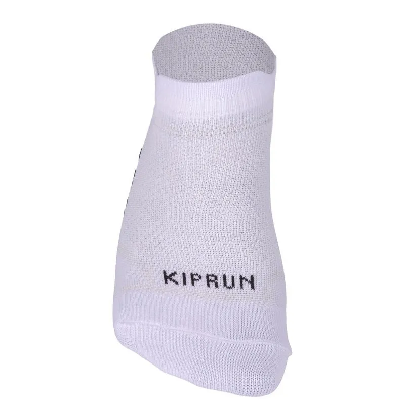 Meia Adulta para Corrida RUN500 Conjunto (2 Pares) Kiprun Branca - 37/40 BR