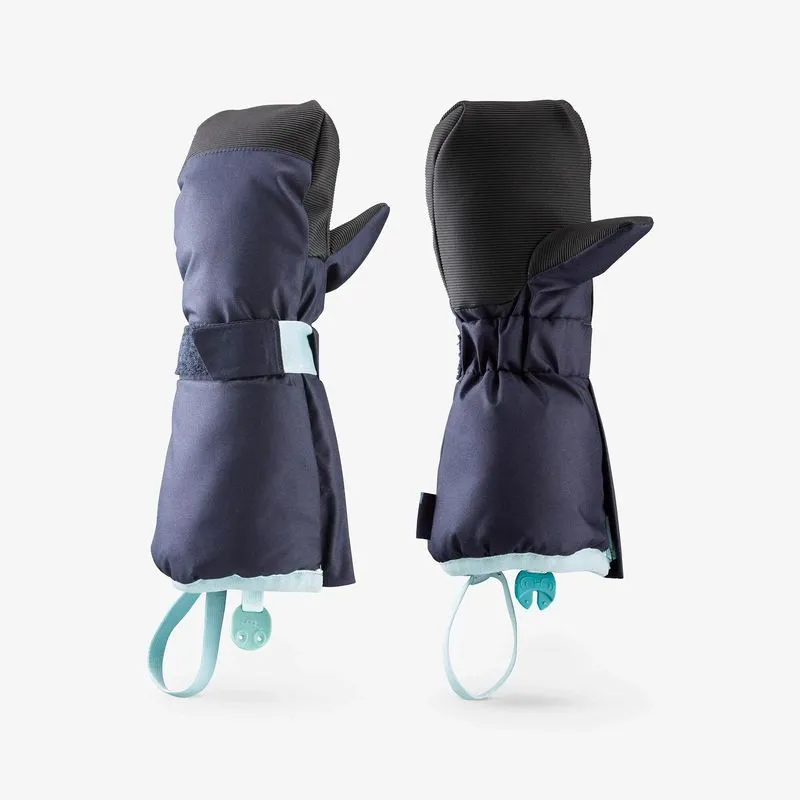 Luva Infantil de Esqui Térmica 500 Kids Quechua Azul, 3-4 ANOS