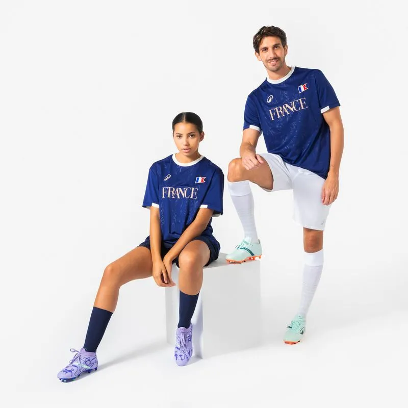 Camisa Adulta de Futebol França Torcedor Kipsta Azul - 3G