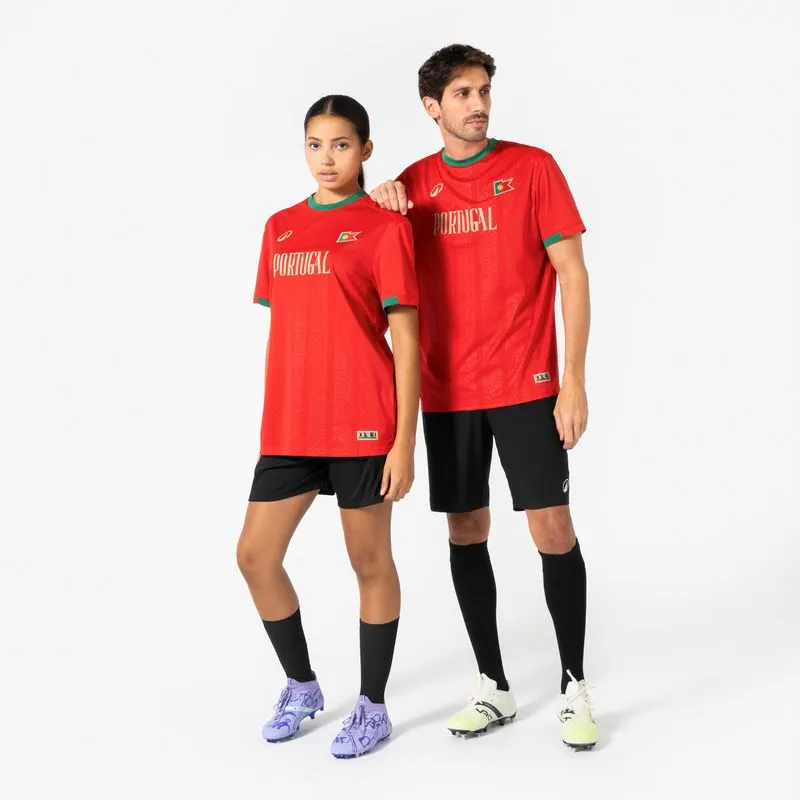 Camisa Adulta de Futebol Portugal Torcedor Kipsta Vermelha, P