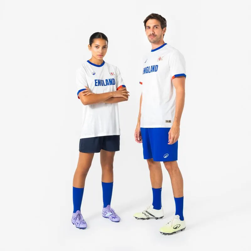 Camisa Adulta de Futebol Inglaterra Torcedor Kipsta Branca - GG