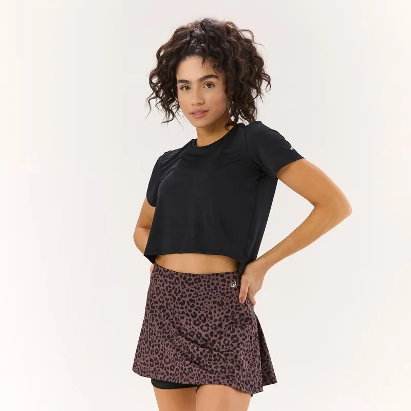 Camiseta Cropped Feminina de Treino Domyos Preta - M