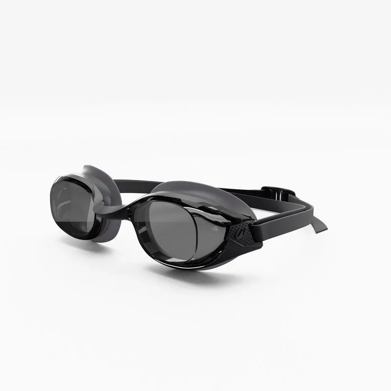Óculos Adulto de Natação B-Fit Ajustável Preto Decathlon Óculos de natação- Bfit preto fumê - Novo revestimento antiembaçante, UNIQUE