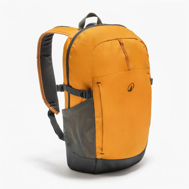 Mochila Adulta de Trilha 20L Arpenaz 100 Quechua Laranja Mochila Caminhada Arpenaz 100 20L Quechua Marrom, 20 LITROS