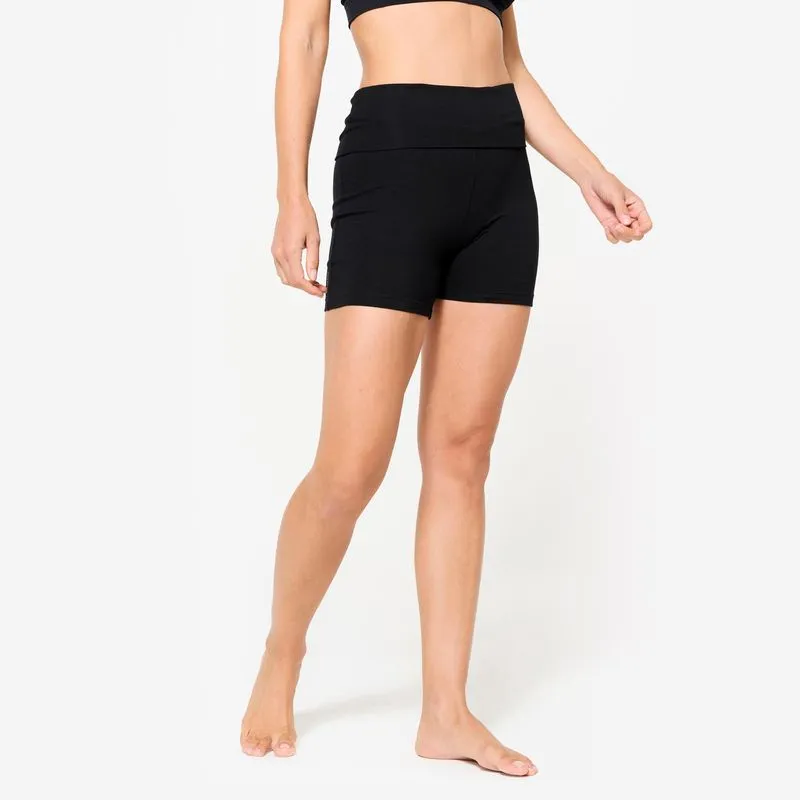 Short Feminino de Ioga Suave Kimjaly Preto Shorts Feminino de Yoga Suave, M