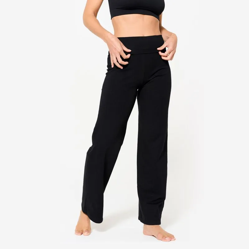 Calça Feminina Suave Cintura Alta de Yoga, M (L31)