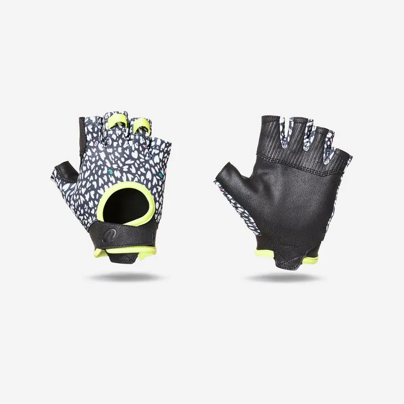 Luvas de Fitness Respiráveis e Resistentes Amarelo/Preto, M