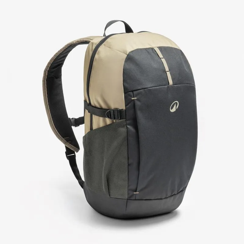 Mochila de Trilha 20L Arpenaz 100 Quechua Bege Mochila Caminhada Arpenaz 100 20L Quechua Bege, 20 LITROS