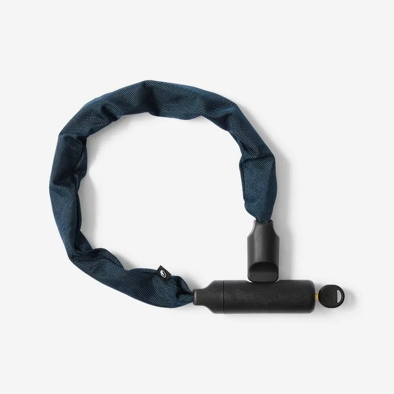Cadeado de Bicicleta Corrente 500 Btwin Azul - UNICO