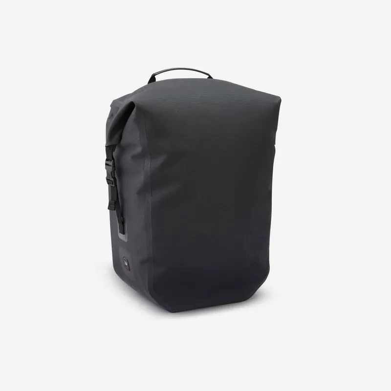 Alforge Impermeável de Bicicleta de Conceção Ecológica 27 L 900 Preto, ÚNICO