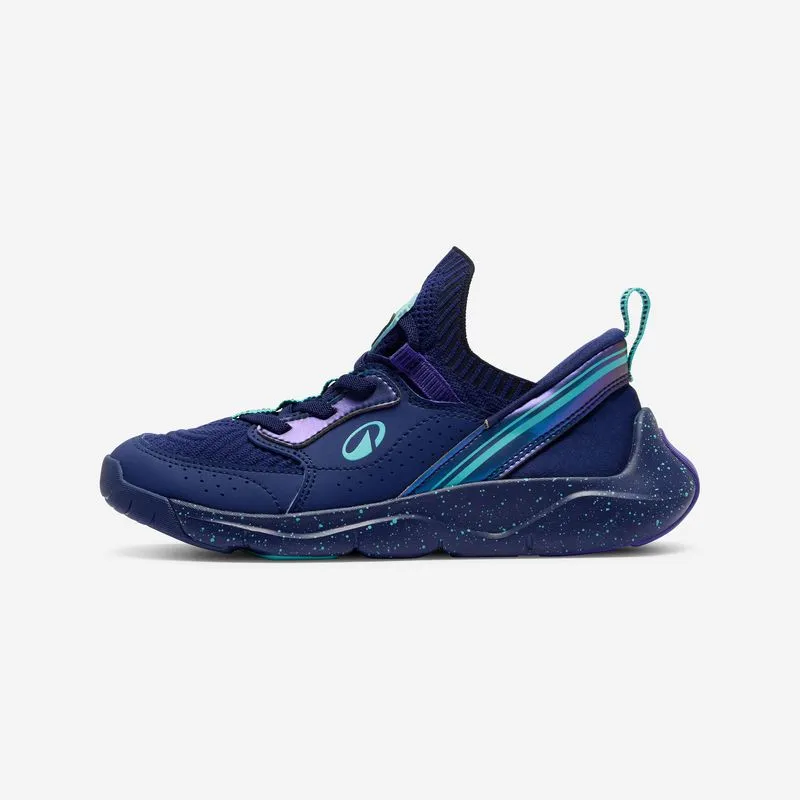 Tênis Multi esportivo Infantil Misto de Fácil Deslizamento Azul Tênis multiesportivo infantil misto de fácil deslizamento, 32