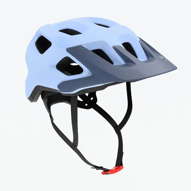Capacete Infantil de Mtb Expl 500 Rockrider Azul, S/52-55CM