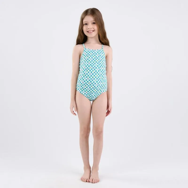 Maiô Infantil de Surf Cross-Back Tribord Azul - 4 ANOS