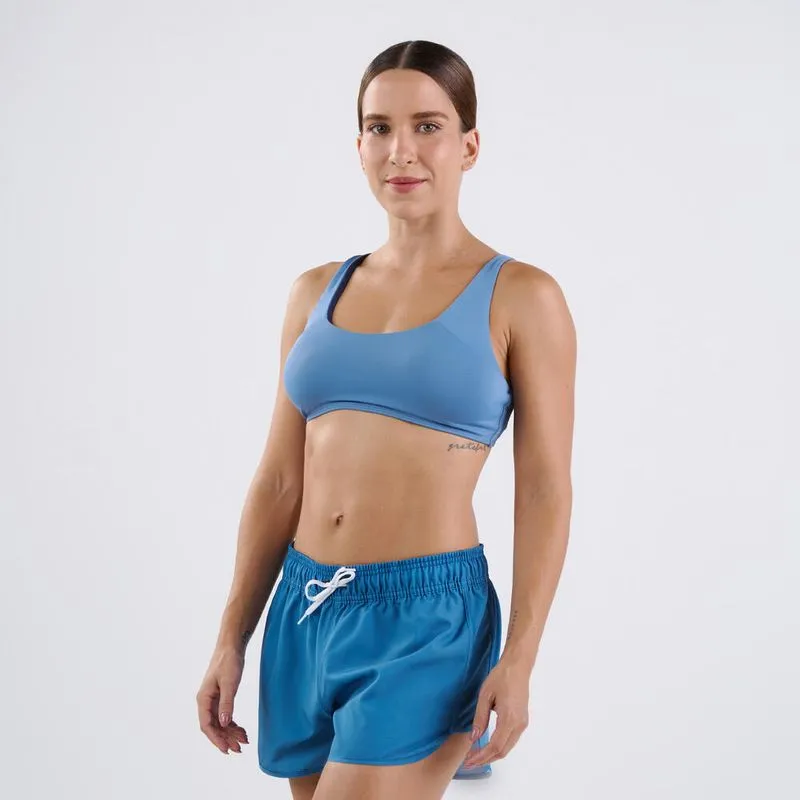 Short Feminino de Surf 100 Tribord Azul - G