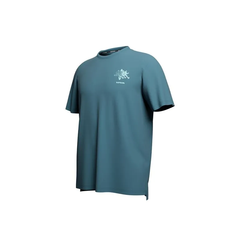 Camiseta Masculina de Corrida Run 500 Kiprun Azul Marinho Camiseta Masculina de Corrida Run 500 Graph Kiprun Azul, G