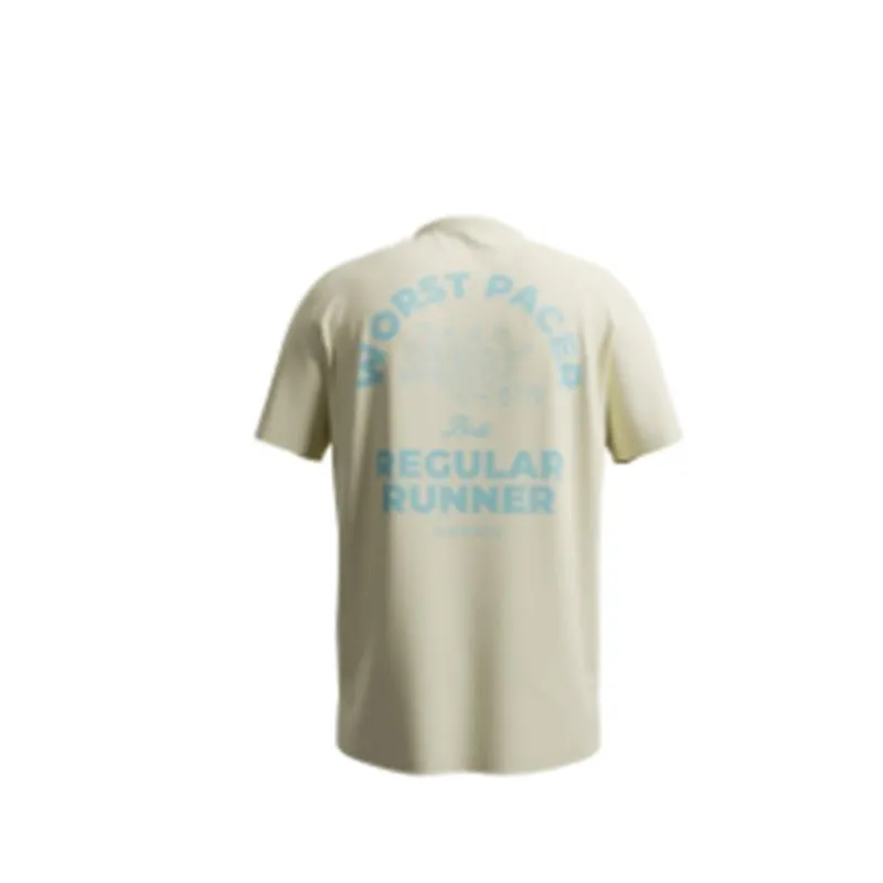 Camiseta Masculina de Corrida TS Run 500 Kiprun Amarela Camiseta de corrida masculina, Kiprun Run 500 amarela, M