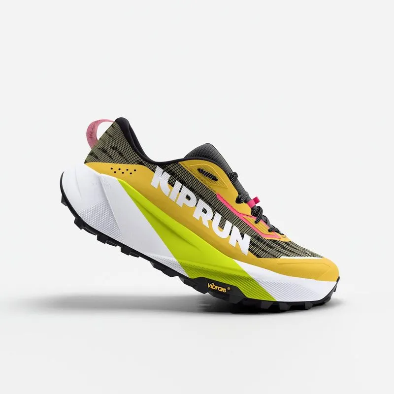 Tênis Feminino de Corrida em Trilha Kipsummit Max Kiprun Amarelo Tênis Feminino de Trail Running Kipsummit Max Kiprun Amarelo, 38