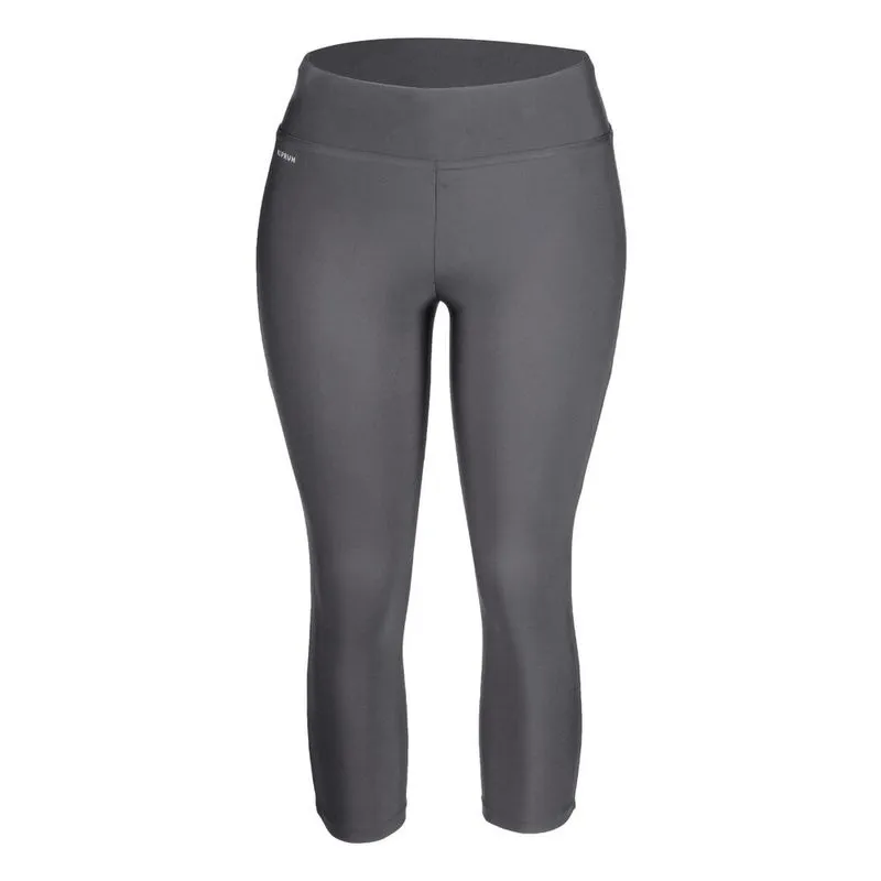 Legging Feminina de Corrida Compacta 500 Kiprun Cinza, 3G