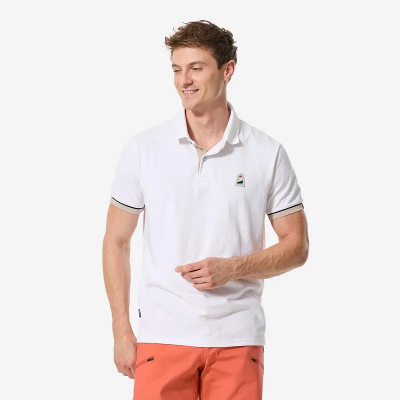 Camisa Polo Masculina de Vela Sailing 100 Decathlon Branca - G