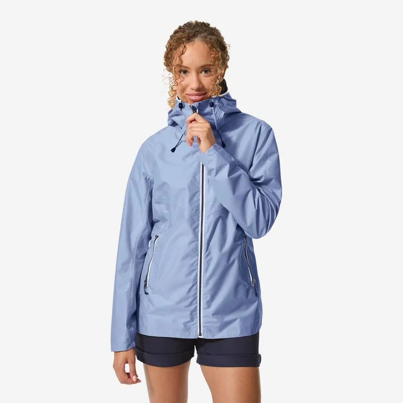 Jaqueta Feminina de Vela 100 Impermeável Decathlon Azul, GG