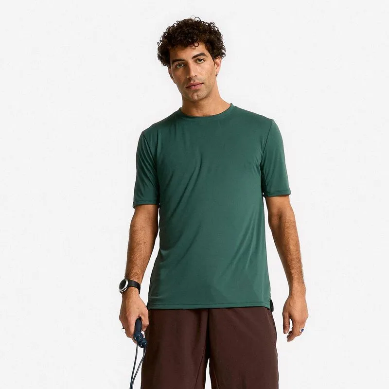 Camiseta Masculina de Treino 120 Essential Domyos Verde - P