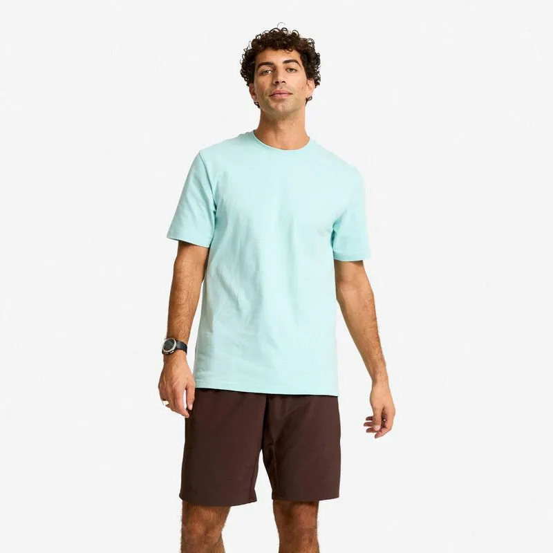 Camiseta Masculina de Treino Algodão Essentiels 500 Domyos Azul - GG