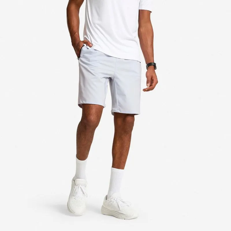 Short Masculino de Treino 120 Com Ziper Domyos Azul, G