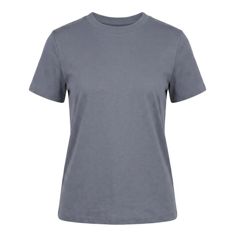 Camiseta Feminina de Treino Cardio Oversize 520 Domyos Cinza Camiseta Feminina de Treino Cardio Oversize 520 Cinza Domyos, P