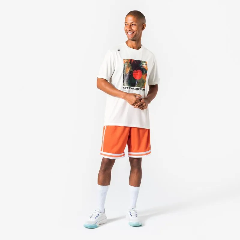 Camiseta Masculina de Basquete TS500 Kipsta Branca - G