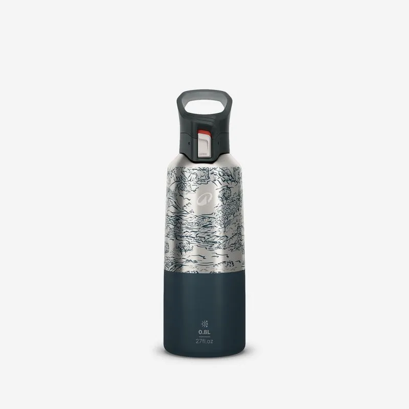Garrafa Térmica 900 para Trilha de Inox 800ml Quechua Verde, ÚNICO