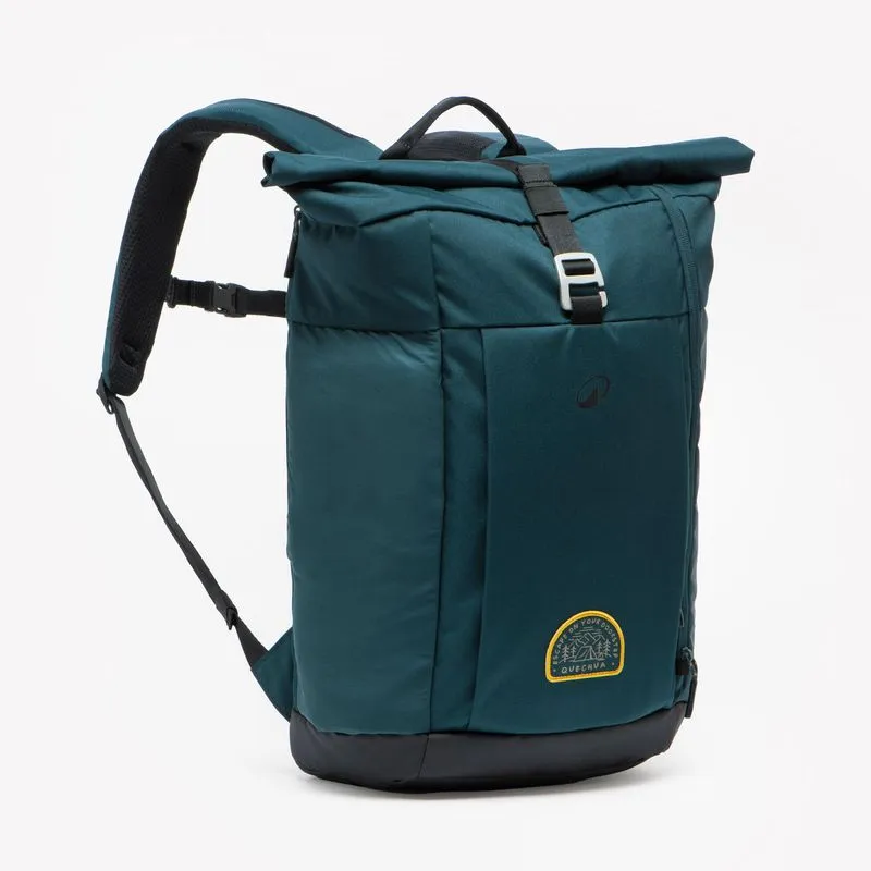 Mochila Adulta de Trilha 23L Escape 500 Rolltop Quechua Verde Mochila para Trilha 23 litros Escape 500 Rolltop Quechua Verde, 23 LITROS