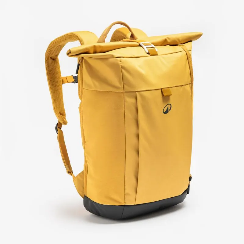 Mochila Adulta de Trilha 23L Escape 500 Rolltop Quechua Amarela Mochila para Trilha 23L Escape 500 Rolltop Quechua Amarela, 23 LITROS