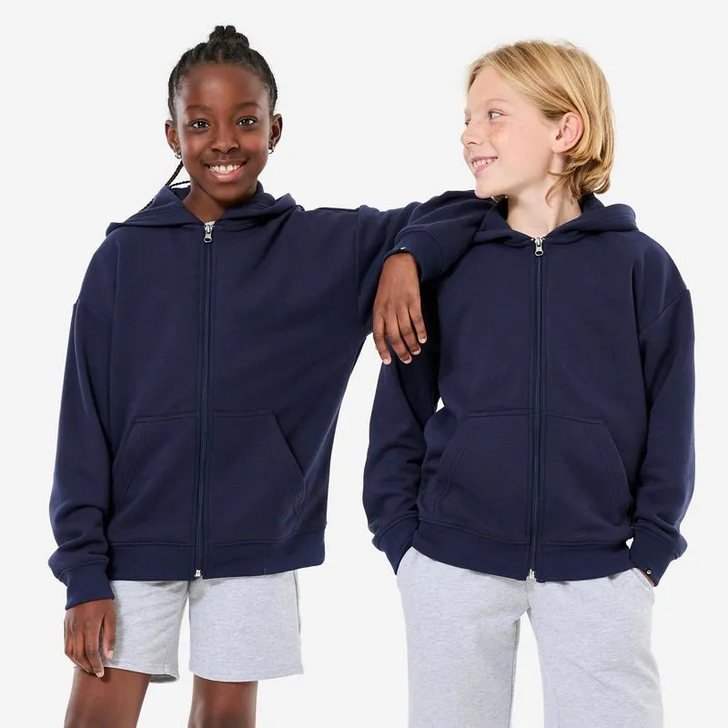 Moletom Infantil de Ginástica Decathlon Azul - 8-9 ANOS