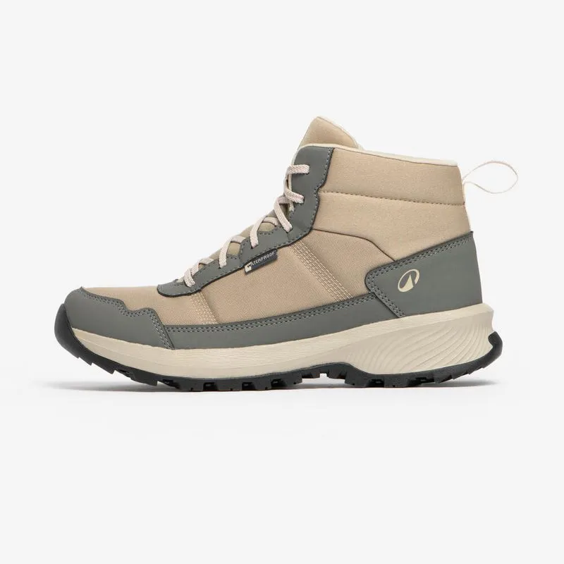 Botas Femininas para Trilha Impermeáveis NH100 WP Quechua Bege Bota Feminina de Trilha Impermeável NH100 Quechua Bege - BR 36