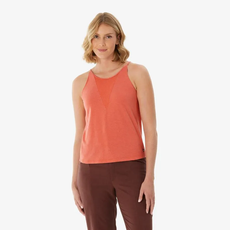 Regata Feminina para Trilha NH500 Quechua Laranja, M