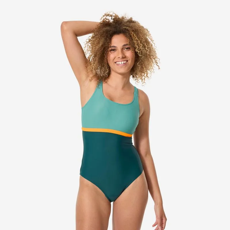 Maiô Feminino de Natação Heva Li Nabaiji Azul - 38