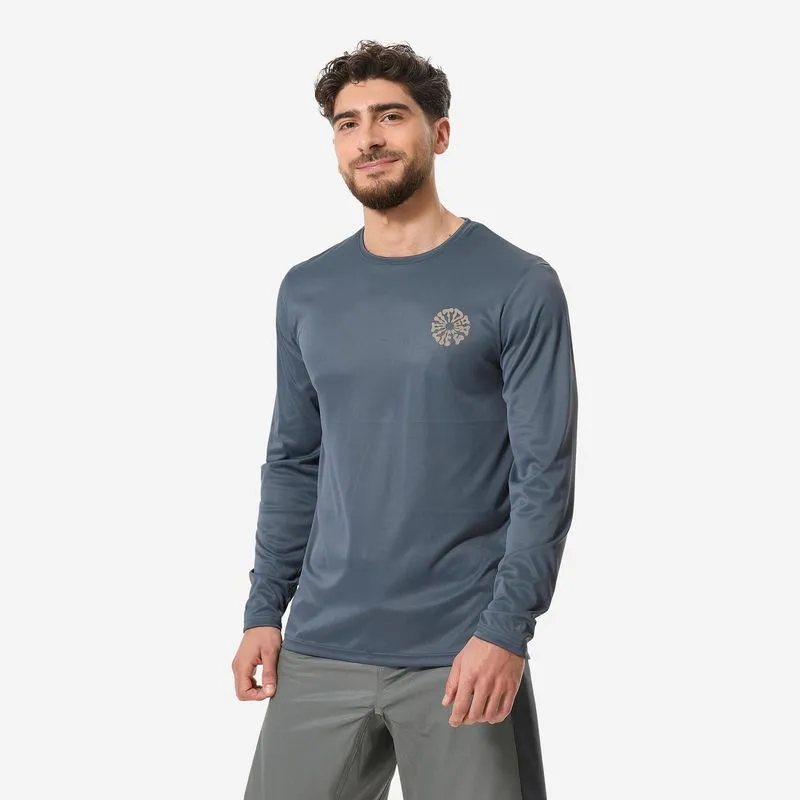 Camiseta Masculina de Surf UV50 Decathlon Cinza - G