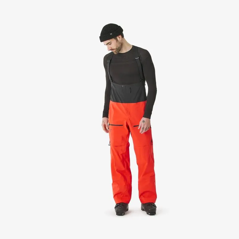 Calça Masculina de Esqui Impermeável FR900 Simond Laranja, M