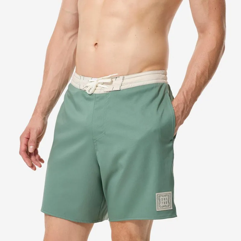 Bermuda de surf tamanho 18" para homem, 100 Arch alex cáqui Bermuda Masculina de Surf 18" 100 Arch Alex Verde - GG