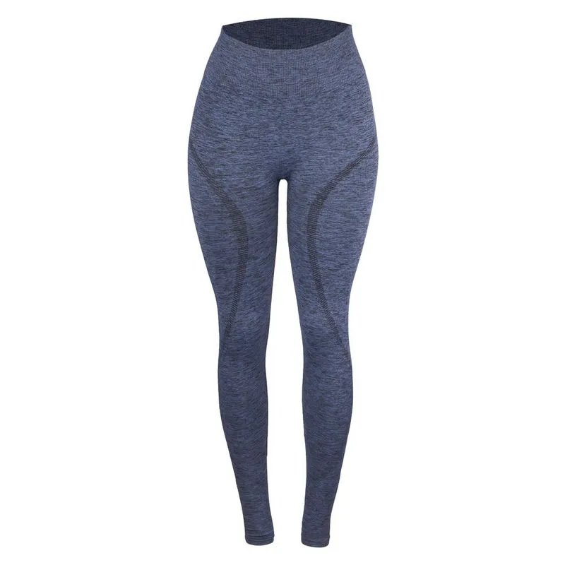 Legging Feminina de Yoga sem Costura 500 Kimjaly Azul, M