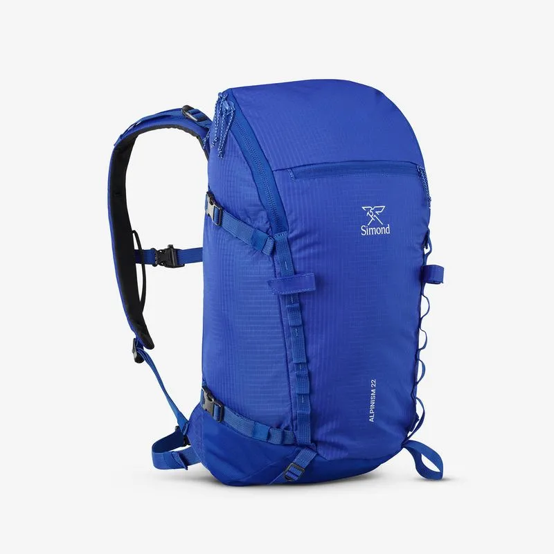 Mochila Adulta de Escalada 22L Alpinism Simond Azul - TAMANHO ÚNICO