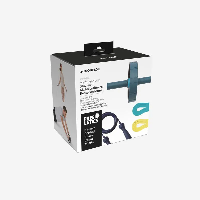 Kit Box de Treino Funcional Domyos Cinza, ÚNICO