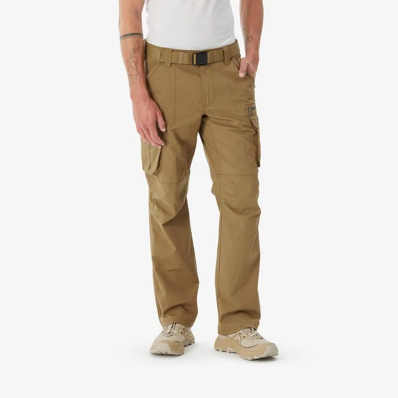 Calça Cargo Masculina para Trilha NH500 Quechua Marrom, marrom, 38