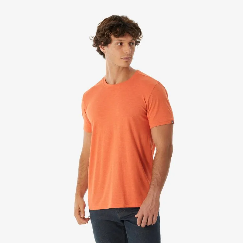 Camiseta Masculina para Trilha Nh500 Fresh Laranja Quechua Camiseta Masculina para Trilha NH500 Fresh Quechua Laranja, 3G