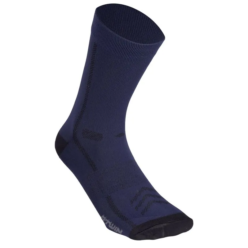 Meia de Ciclismo Roadr 500 Van Rysel Azul Marinho - BR 33